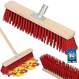 KOTARBAU® Straßenbesen 400mm ohne Stiel Industriebesen Hallenbesen Gartenbesen Großraumbesen zum Fegen von Straßen Fußwegen - Farbe zufällig gesendet