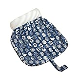 Jubepk Schlafsack für kleine Haustiere, halbgeschlossen, bequem, 45 x 55 cm, bequemer Wärmekissen-Sack, weicher Katzenruhe, ideal für Camping und Wandern mit Haustieren