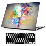 MOKASE Hülle Kompatibel mit MacBook Pro 16 Zoll 2024-2021 M4 A3403 A3186 M3 A2991 M2 A2780 M1 A2485 Pro Max & Touch ID, Gummierte Kunststoff-Hartschalentasche & Tastaturabdeckung, Creative Lamp