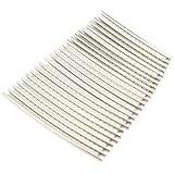 24Pcs Guitar Fret Wire Set, 2.7mm 24 Frets Cupronickel Fretwire Fingerboard Replacement Part Performance Accessory for Fender Gi bson Repair Work