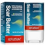 Narbencreme Stick - Narbenbalsam mit Vitamin E, Kakaobutter & Kokosöl. Hautreparatur Wachs gegen Dehnungsstreifen, alte und neue Narben, Operationsnarben, Verbrennungen und Aknenarben