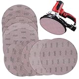 NIYANGLE 10 Stück Teiliges Schleifscheiben Trockenbau mit Haken Flauschverschluss Vielseitige Körnungen für Effizientes Schleifen von Wänden und Decken Einfach Austauschbar Nass Trocken