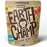 Veganes Proteinpulver, Power-Mischung – Nur natürliches Pflanzeneiweiß mit Früchten und Pflanzenstoffen – Reich an Eisen, Magnesium und Zink, frei von Gluten, Milchprodukten und Laktose