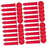 NUOBESTY 45Stücke Dichtungskappen Für Dichtungsrohre Dichtungsschutzkappen Zum Abdichten Rote Dichtungskappen Für Dichtungsrohre Hochwertige Abdichtung Von Dichtungsrohrabdeckungen