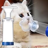 Aerosolkammer, Inhalator-Dichtung für Katzen oder Hunde, für Haustiere, mit Maske, um Haustieren beim Atmen zu helfen, Inhalator manuell für Katzen