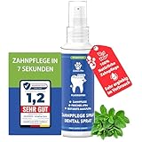 TESTNOTE SEHR GUT - Dentalspray für Hunde & Katzen 200 ml - Zahnpflege Dental Spray gegen Mundgeruch und zur Vorbeugung von Zahnstein- Zahnreinigung & Zahnsteinentfernung 100% natürlich Golden Pets