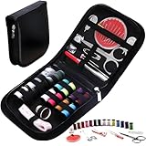 Reise-Nähset,Nähset Grundausstattung,Sewing Kit,enthält Nähgarn, Nadeln, Schere,nähzubehör,Knöpfe usw,Sewing Kit für Erwachsene, Anfänger, Familien, Reisen und Notfälle