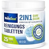 2-Phasen Reinigungstabletten für Kaffeevollautomat - kompatibel mit Jura Kaffeevollautomaten für 25 Reinigungen