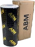 ABM Alubutyl BLACK 2.0 mm x 40 cm x 5 Meter = 2 m² Selbstklebende Alubutyl Anti Dröhn Dämmmatte, Auto Dämmung, Fahrzeugdämmung