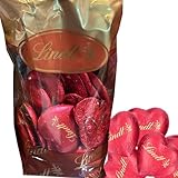 Lindt 20g rote Herzen aus Alpenmilchschokolade (25 Stück) 500g