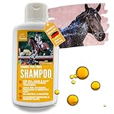 EMMA Tea Tree Shampoo Pferdeshampoo mit Teebaumöl für Hunde Pferde 500ml I mildes Pferde Shampoo ph neutral I Pferdepflege glänzendes Fell I Hundeshampoo I für trockene & irritierte Haut I Fellpflege