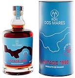 Ron Dos Mares Vintage 1998 Rum 47,2% Vol. 0,7L – Premium Panama Rum | Limitierte Edition | Gereift in American Oak Ex-Bourbon Fässern | Sammlerstück & eleganter Genuss