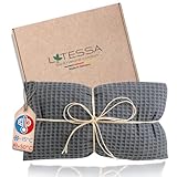 LATESSA® Kirschkernkissen, 100% Baumwolle, modern & nachhaltig, extra hochwertig, Körnerkissen für Mikrowelle, Nacken, Schulter, Bauch & Rücken, Wärmekissen für Baby Kinder & Erwachsene