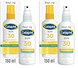 CETAPHIL SUN Sensitive Gel-Spray SPF 30, 150ml, Sonnenschutz für Sportler und bei sonnenallergischer, empfindlicher Haut, Einfach aufzusprühen, leicht zu verteilen und klebt nicht, Ohne Duftstoffe