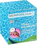1 kg Flockkartuschen Flockungs-Kartuschen für kristallklares Wasser entfernt feinste Schmutzteilchen im Pool