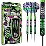 Winmau Professional Player - Mike Maloney Series 24g - 90% Tungsten Darts - Metal Tip Darts Set with Dart Flights and Dart Shafts (Stems)
