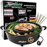 TomYang Hot Pot – Der Original Thai Grill, Designed in Germany, Schweizer Antihaftbeschichtung, mehr als 100 Anleitungsvideos & Rezepte. Korean BBQ , Hotpot, Mookata Thai Hot Pot Topf