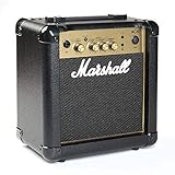 Marshall MG10G Gitarren-Combo-Verstärker, Übungsverstärker, geeignet für E-Gitarre – Schwarz und Gold