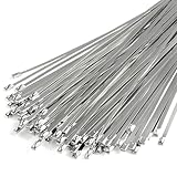 100 Stück Maschendrahtzaunbinder, 11.8 Zoll selbstsichernde Metallbinder aus Edelstahl 304, weit verbreitet für feste Zäune, Maschendrahtzaunrollen, Auspuffrohre, Outdoor, Workshop, etc.