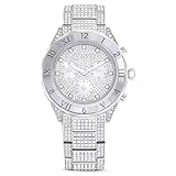 Swarovski Dextera Edelstahl Schweizer Uhr für Damen Silber, Silber, Klassisch