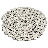 aqxreight 11-Gang-Kette, 116 Glieder, Zugfeste, Empfindliche Fahrradkette für Rennräder, Mountainbikes, Falträder, Kompakte Struktur, 11-Gang-Kette, 116 Glieder, Fahrradkette, Gänge