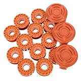 Toyvian 1 Satz Mähfaden Zubehörset für Rasentrimmer Trimmerfaden mit Abdeckungen Strapazierfähige und Zuverlässige Mählinie für Rasenmäher und Grasschneider