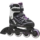 FILA SKATES Kid X-ONE G Inline Skate, Black/PINK/Magenta, XL 38-41