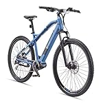 TELEFUNKEN E-Bike Mountainbike Elektrofahrrad Alu, 8 Gang Shimano Alivio Kettenschaltung - Pedelec MTB 29 Zoll, Mittelmotor, 250W, Scheibenbremsen, Blau, Aufsteiger M925