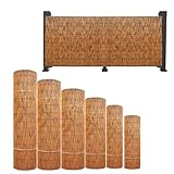 Bambus-Sichtschutz Schilfrohrmatte 50 60 80 90 100 140 150 160cm Hoch Rollzaun Bambuszaunrollen Schilfmatten Für Außenbereich Galerie Restaurant Hotel Terrasse