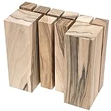 BeaverCraft Walnussholz zum Schnitzen, BW10 Stück Holzblöcke zum Whittling und Basteln – Holzschnitzblöcke für kreative Projekte