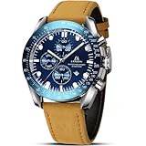 LN LENQIN Uhren Herren Analog Quarz Uhr 30M Wasserdicht Armbanduhr Herren mit Datum Mode Casual Uhren für Männer Kein Chronograph