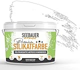 SEEBAUER diy® Silikatfarbe Weiß für Innen (No. 000 Weiß 300 ml) Mineralfarbe Weißtöne hohe Deckkraft