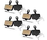 4 Pairs of Bicycle Disc Brake Pads,Bicycle Brake Pads, Bicycle Disc Brake for Good Wear-Resistant Brake Effect, Bicycle Disc Brake Pads Resin ，Universal, Black