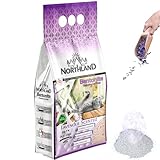 Katzenstreu Lavendel Duft 5L | 100% Natürlich & 99,9% Staubfrei | Extra Stark Klumpend & Geruchsbindend | Bentonit Klumpstreu für Katzentoilette