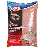 Trixie 76132 Wüstensand für Terrarien, 5 kg, rot