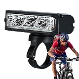 Fahrradbeleuchtung für Nacht – wiederaufladbares Licht für Fahrrad | Wasserdicht 1000 lm mit Fernlicht und Abblendlicht für Stadt- und Nachtfahrten