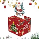Weihnachts-Geldkassette, lustige Weihnachtsboxen, einzigartige lustige Spardose für Bargeld, Weihnachten mit Karte für Weihnachten, Halloween, Geburtstage und Partys