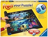 Ravensburger Roll your Puzzle - Puzzlematte für Puzzles mit bis zu 1000 Teilen, Puzzleunterlage zum Rollen, Praktisches Zubehör zur Aufbewahrung von Puzzles, Silver