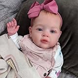 Zero pam Reborn Baby Silikon 21 Zoll Reborn Puppen Stoffkörper Realistische Newborn Baby Puppe Lebensechte Babypuppe Weicher Körper Puppen Wie Echtes Babys