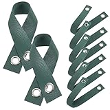 Yardenfun Winddichte Baumgurte 8 Stück Nylon 8,1x1,4 Zoll Mit Ösen Zur Befestigung Von Frisch Gepflanzten Bäumen Und Pflanzen Im Garten