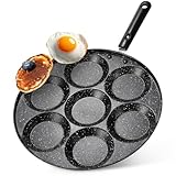 Vilde Spiegeleipfanne Granit 7 Löcher BASIC LINE 30 cm | Pfanne, Pancake, Spiegelei, Antihaft-Beschichtung