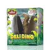 Dino Tyrannosaurus Rex in XXL aus Karamell im Schokoladenei. Tolle Überraschung zu Nikolaus, Ostern, Weihnachten und Geburtstagen.