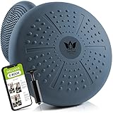 ZenOne Sports® Balance Kissen I Ballkissen für Koordinations- & Rückentraining I Orthopädisches Sitzkissen I Luftkissen für Fitnesstraining inkl. Pumpe & Workout-Guide I Balancekissen