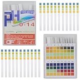 100 Stück Ph Teststreifen,Ph Wert Teststreifen,Urin Teststreifen,Säure Basen Teststreifen,Teststreifen Säure Basen Haushalt,Lackmuspapier Teststreifen Für Haushalt,Aquaristik & Gesundheitschecks