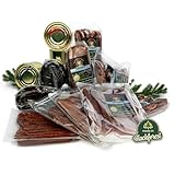 Schwarzwald Maxi Spar XXL Sortiment - 12-teiliges Set mit Dosenwurst, Bauernwurst, Schinken, Landjäger, scharfe Wurst - Paket für den Vorratsraum