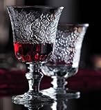 Côté Table 25246 Amboise Weinglas mit transparentem Fuß, 26 cl, 9 x 9 x 15 cm (6 Stück)