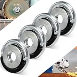 Fuhesgu 4 Stk Schnellspannmutter für Winkelschleifer M14 Schnellverschluss Flex Spannmutter Winkelschleifer Flex Mutter Schnellspannmuttern Trennschleifer Mutter Schleifscheibenwechsel Ohne Werkzeug