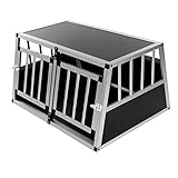 ZOOMUNDO ALU TRANSPORTBOX HUNDEBOX REISEBOX HUNDETRANSPORTBOX 2 TÜRIG Premium