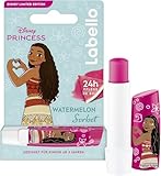 Labello Watermelon Sorbet Limited Disney Princess Edition, duftender Lippenpflegestift mit Wassermelonenaroma, pflegender Lippenbalsam für Kinder ab 3 Jahren (4,8 g)