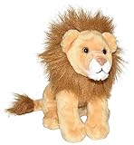 WILD REPUBLIC Wild Calls Löwe, Elektronisches Kuscheltier, Spielzeug für kleine Kinder, Stofftier mit Funktion, Mädchen-Geschenke, Authentische Tiergeräusche für Kinder, 20 cm, 8'